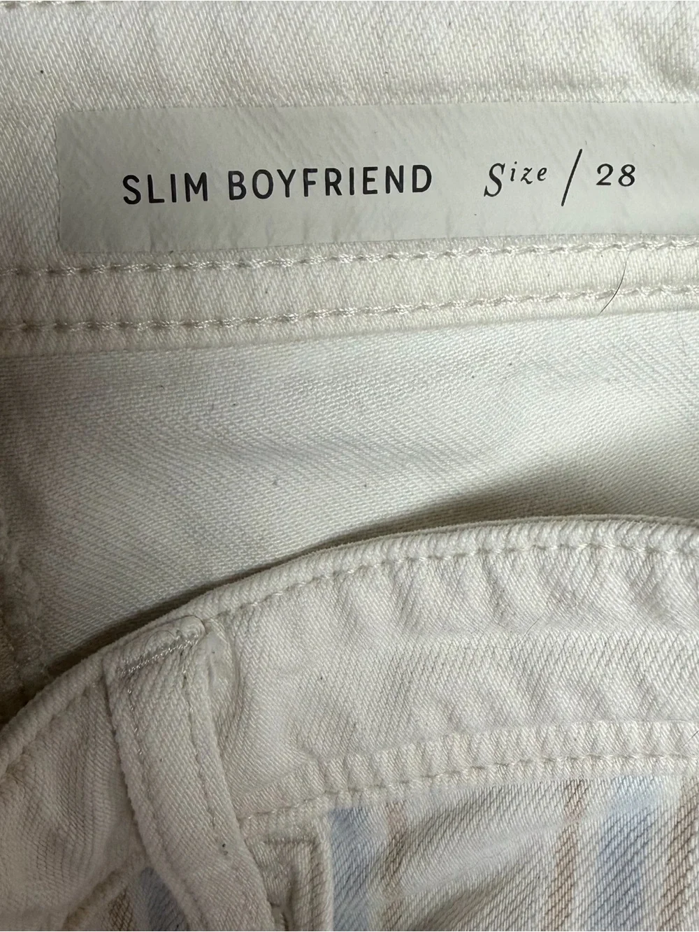 Anthropologie Pilcro and the Letterpress Slim Boyfriend Striped Denim Shorts 28 - Picture 5 of 6